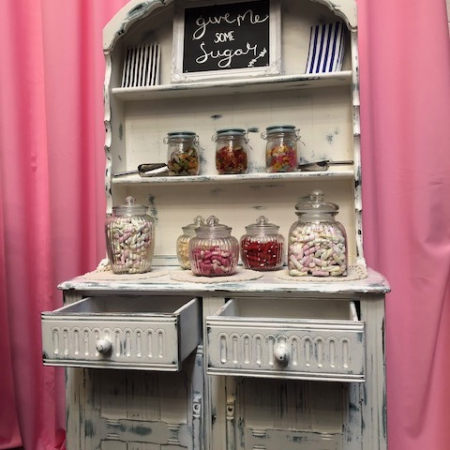 sweet dresser hire candy cart Portsmouth