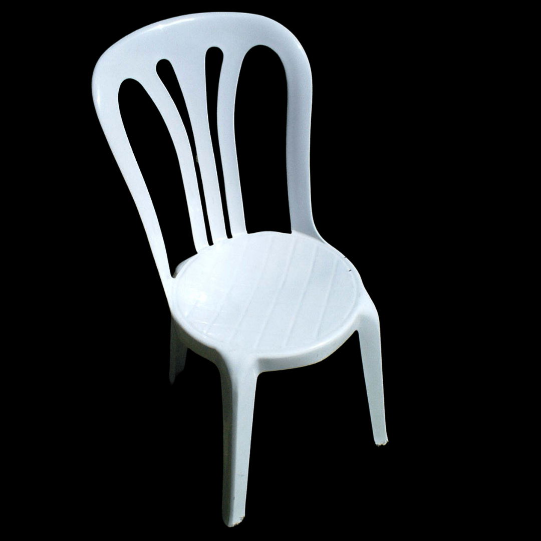 White Bistro Chair – Plastic