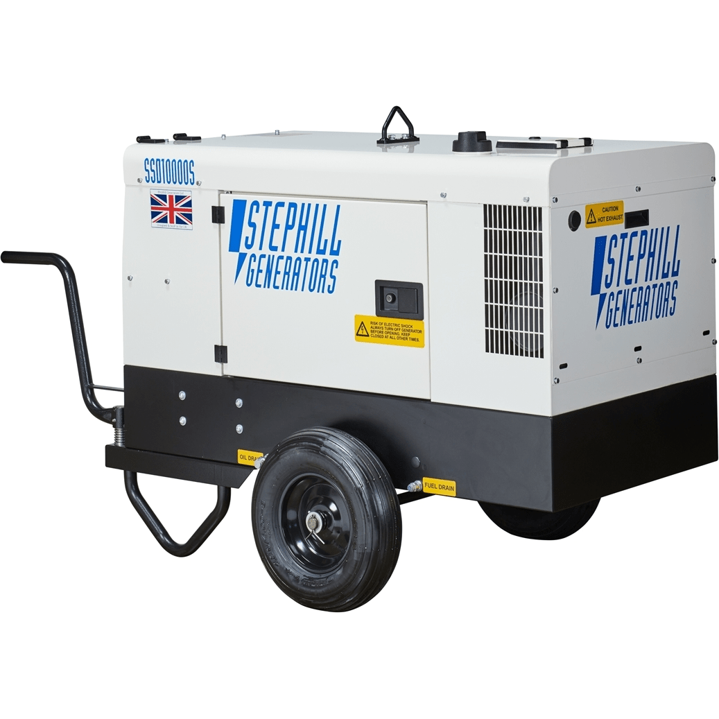 Stephill SSD10000S - 1321, 10 kVA Super Silent Diesel Generator ( Excluding Fuel )