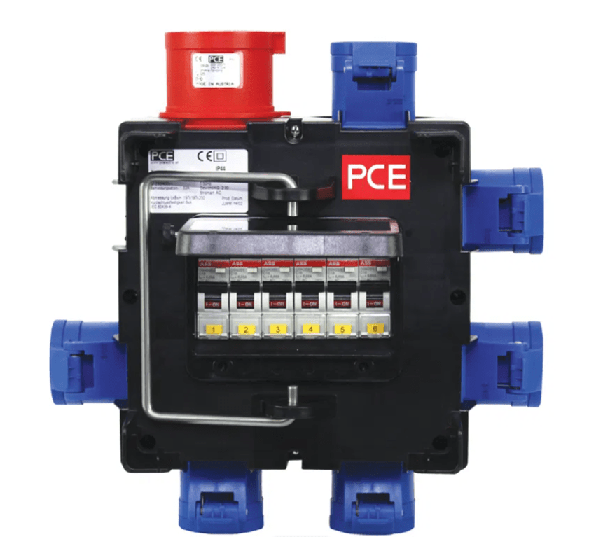 IMST Distribution Box 32A Three Phase In, 6 x 16A Single Phase Out